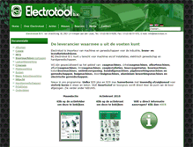 Tablet Screenshot of electrotool.nl